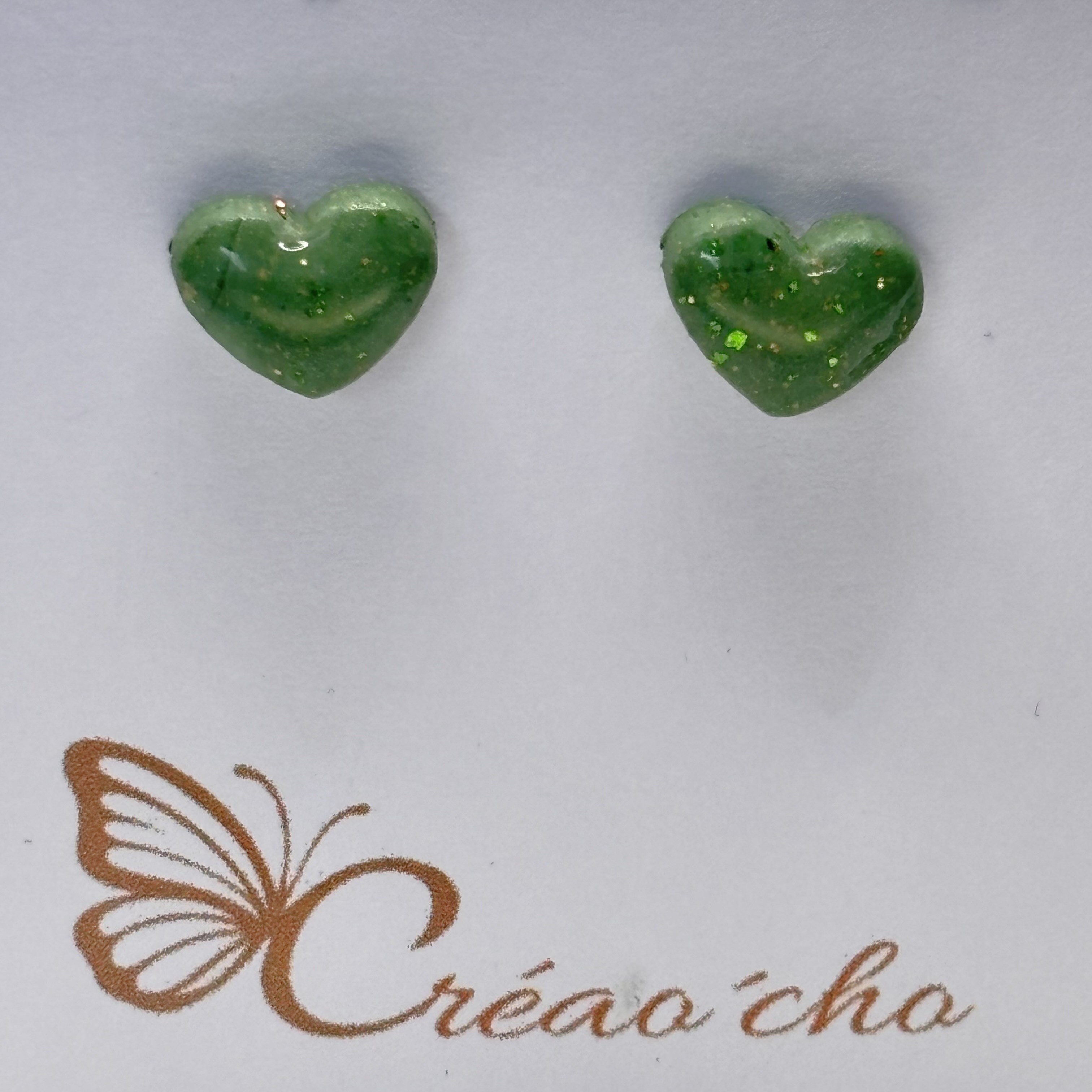 Puce coeur vert PC27