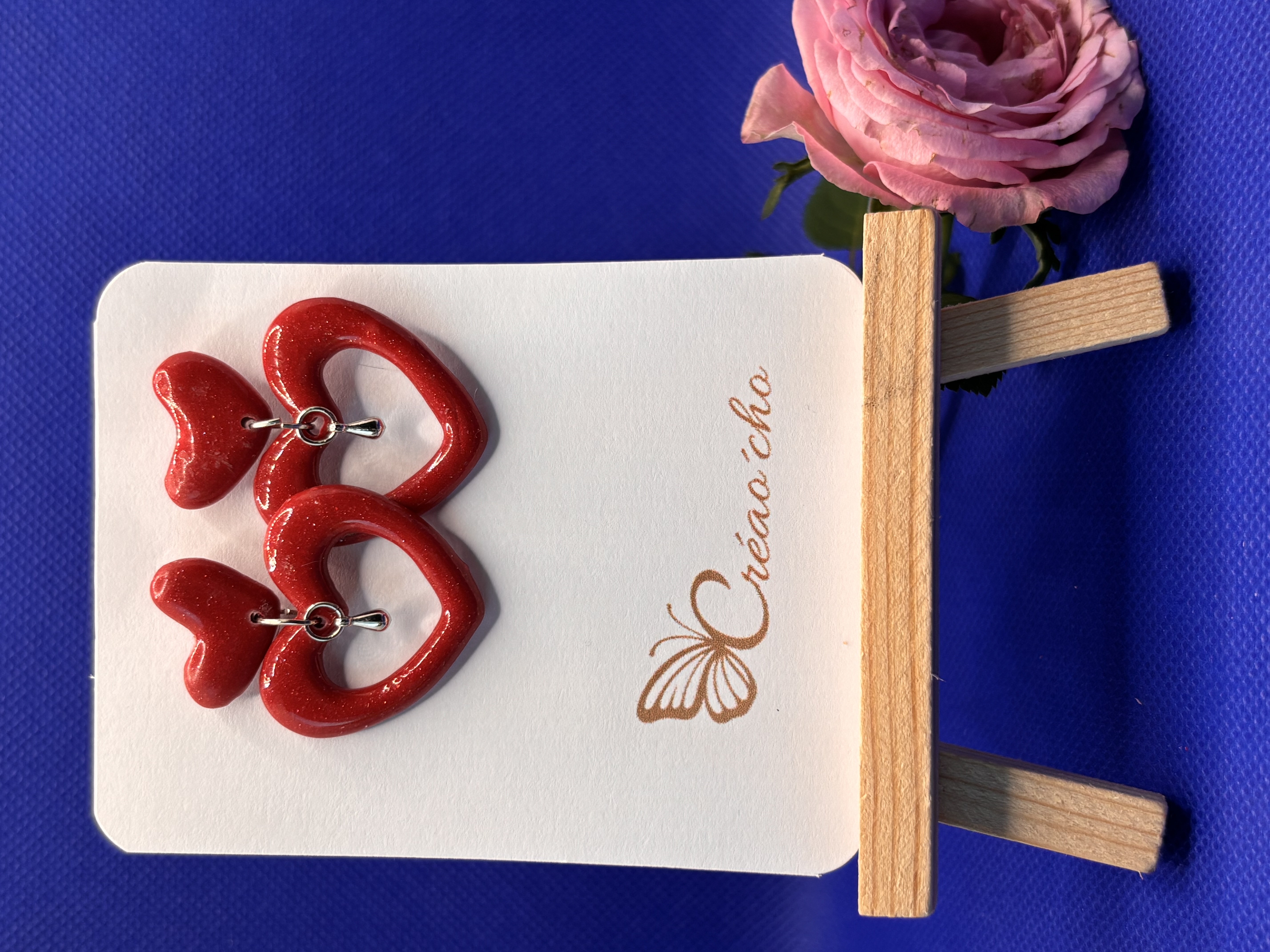 Boucles d'oreilles "Coeur" OVR1
