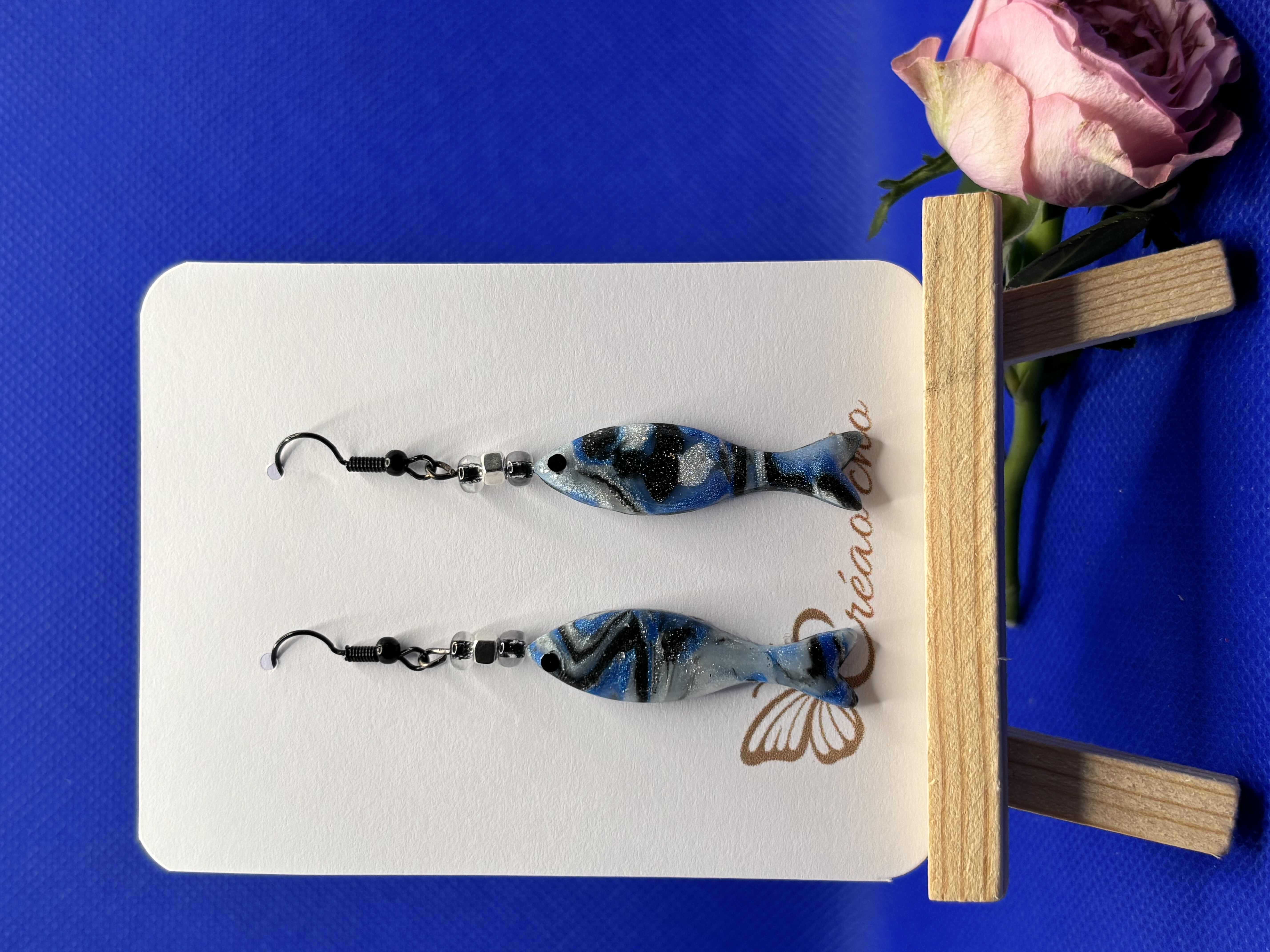 Boucles d'oreilles "poisson" LBDC1