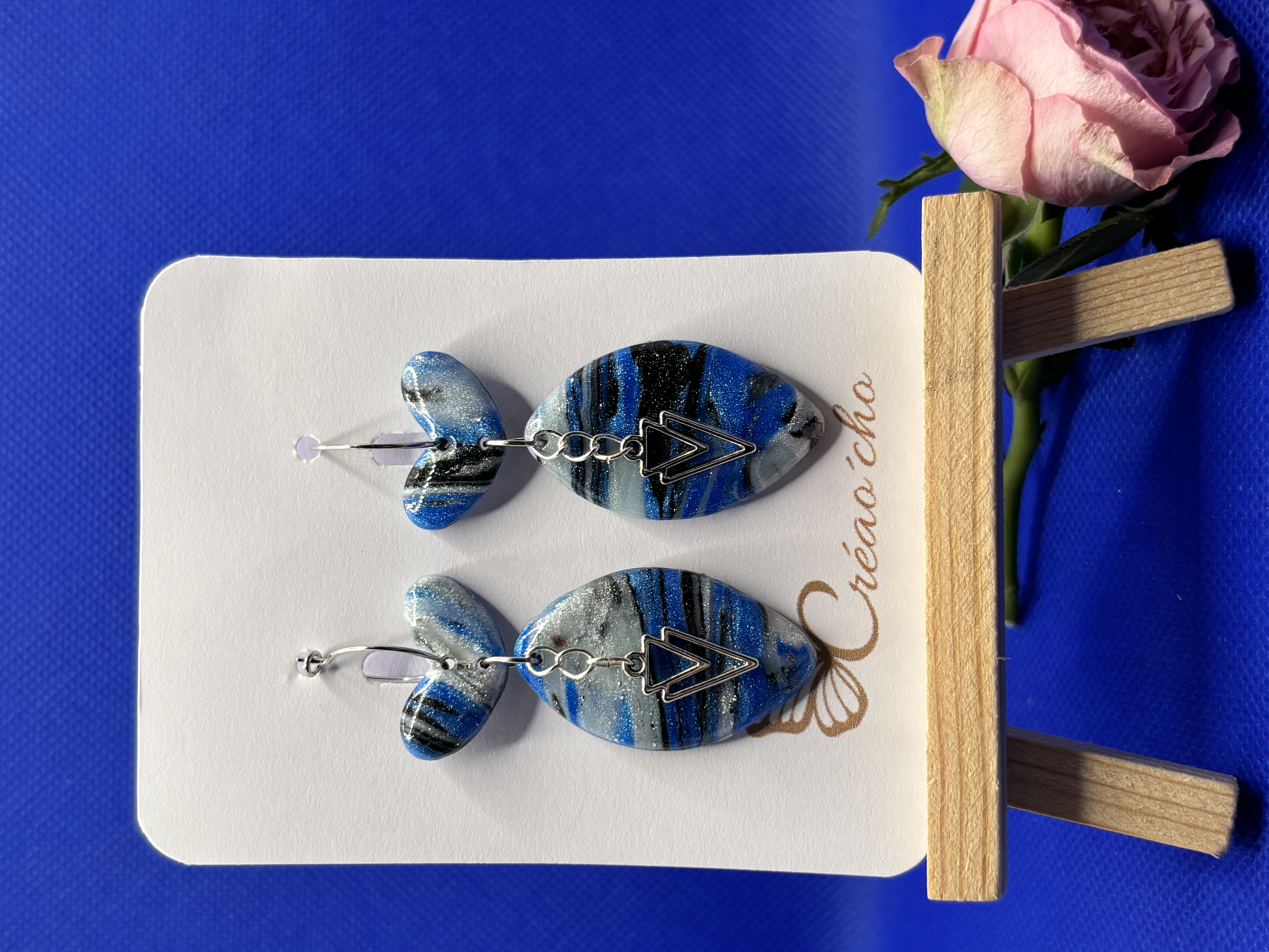 Boucles d'oreilles "Poisson" LBDC4