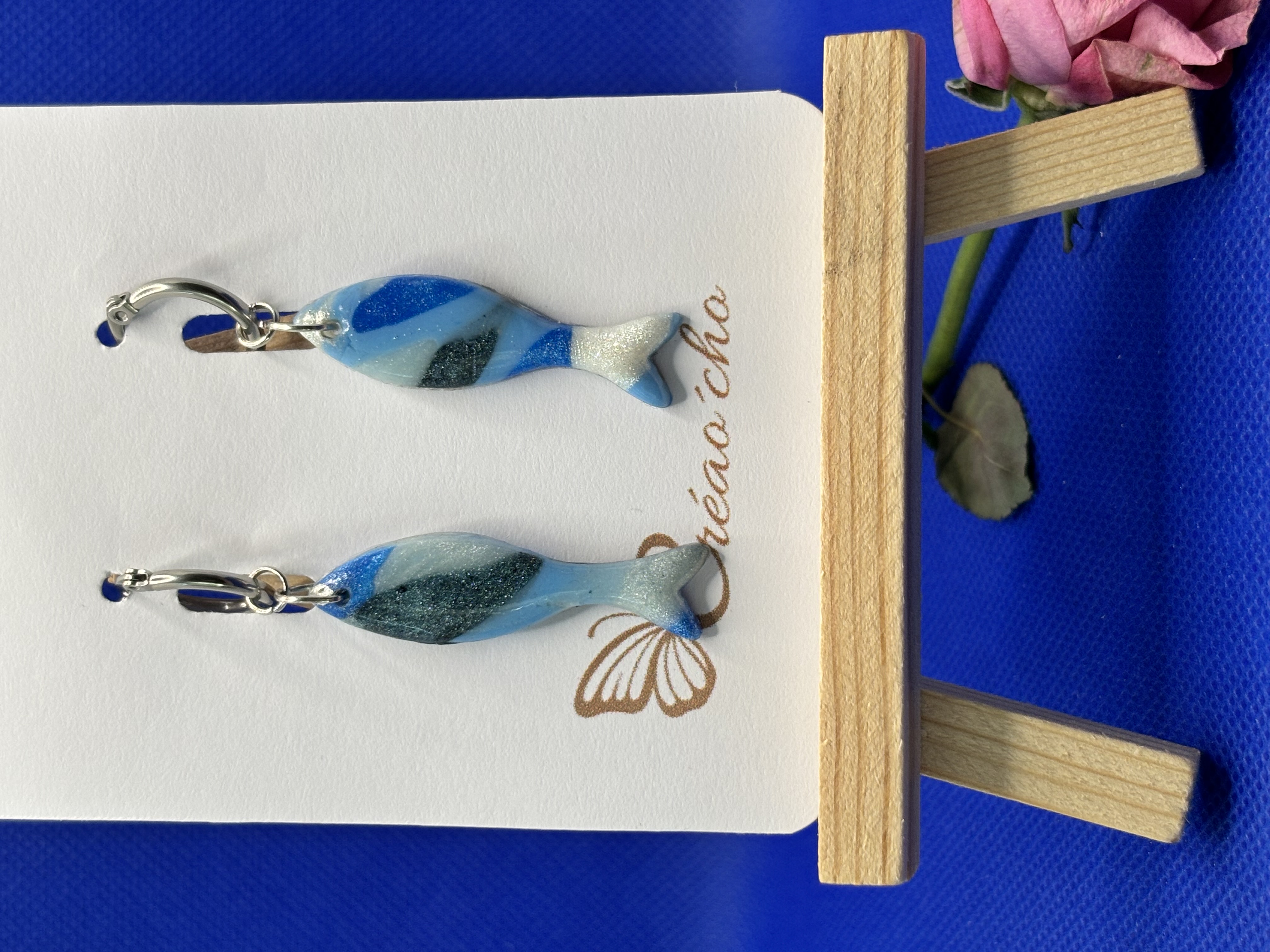 Boucles d'oreilles "Poisson" LBDC12