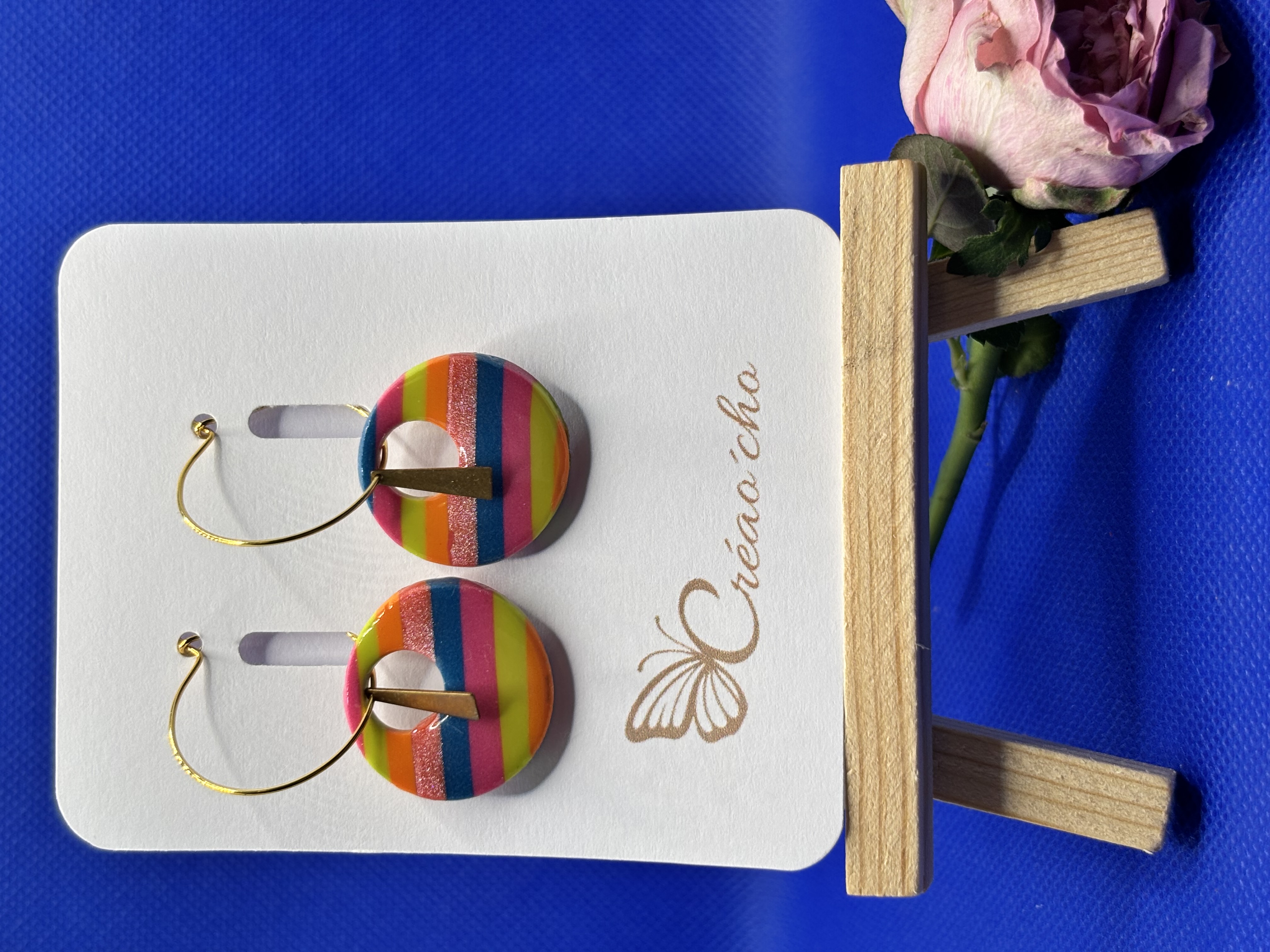 Boucles d'oreilles "Ronde"LLEF1