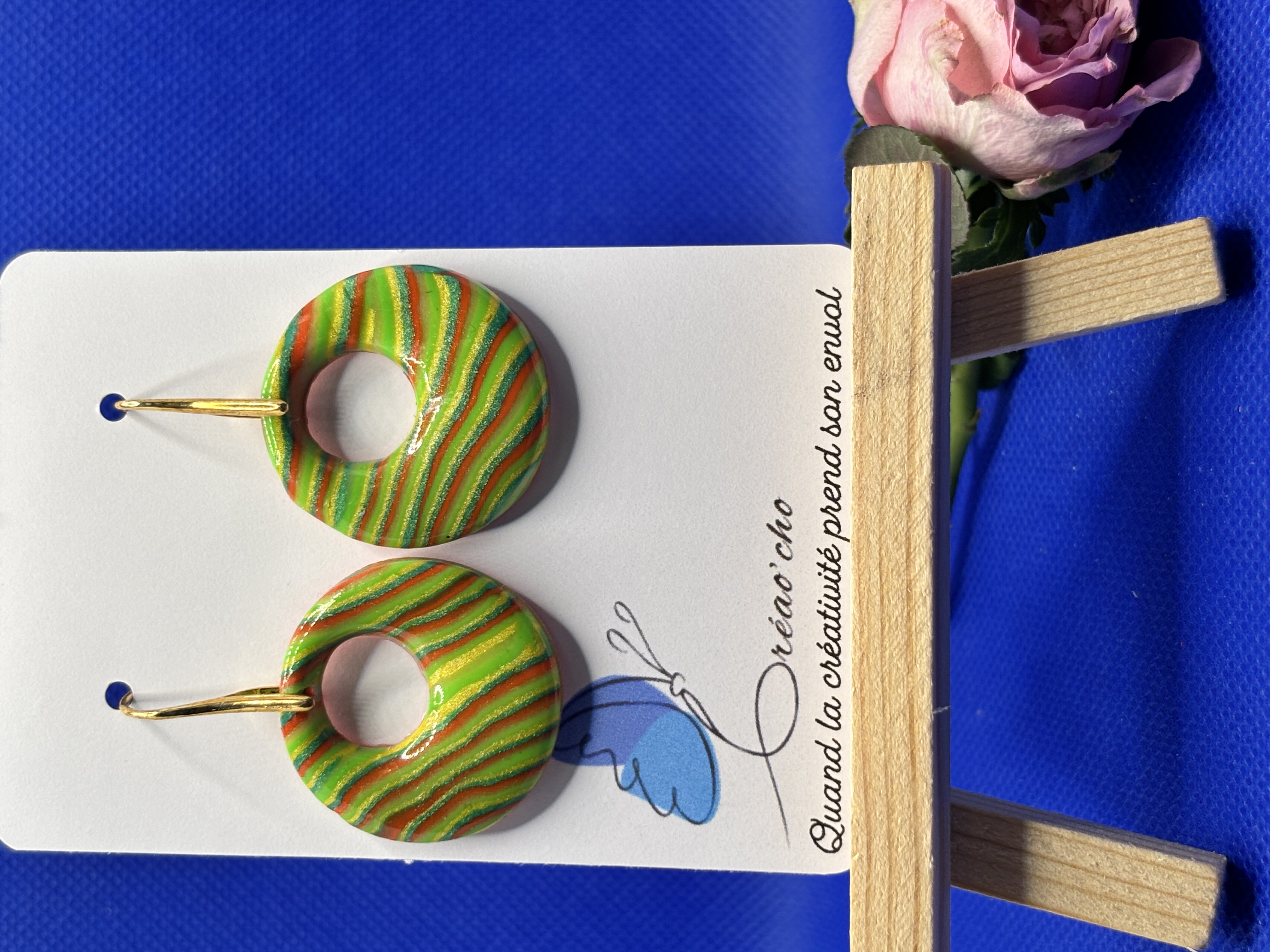 Boucles d'oreilles "Ronde" LLEF12