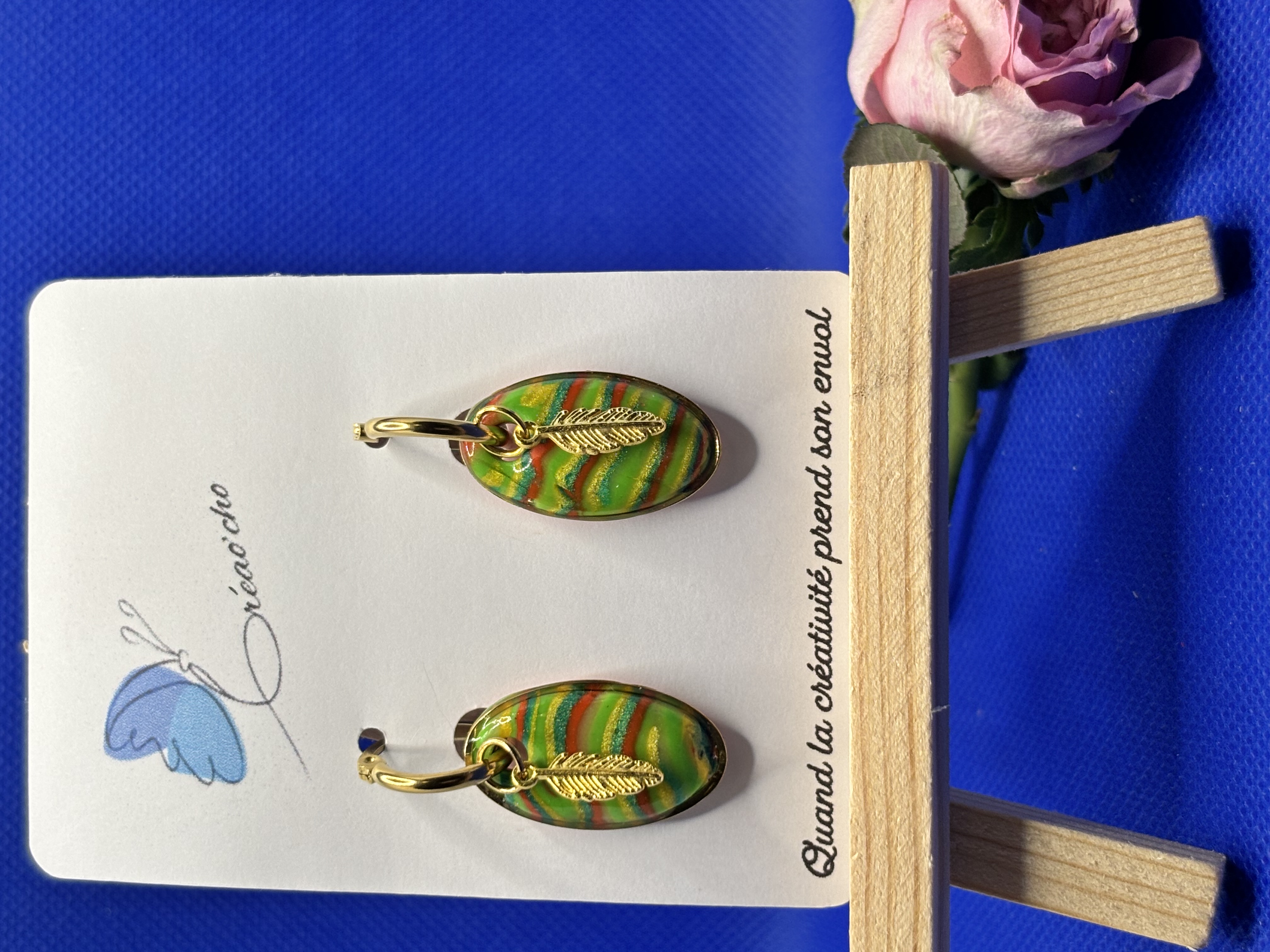 Boucles d'oreilles "Ovale"LLEF15