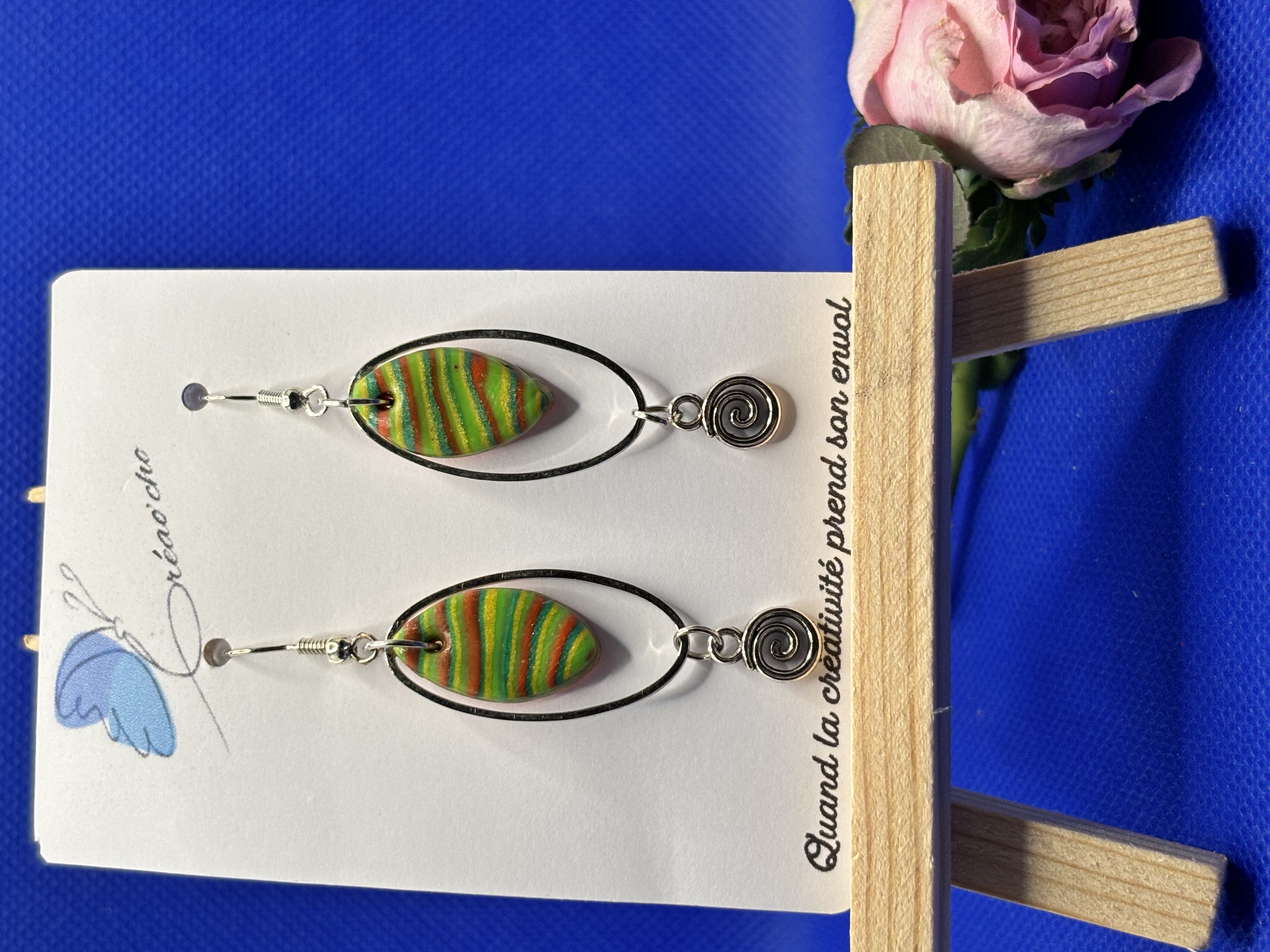 Boucles d"oreilles "Ovale"LLEF16