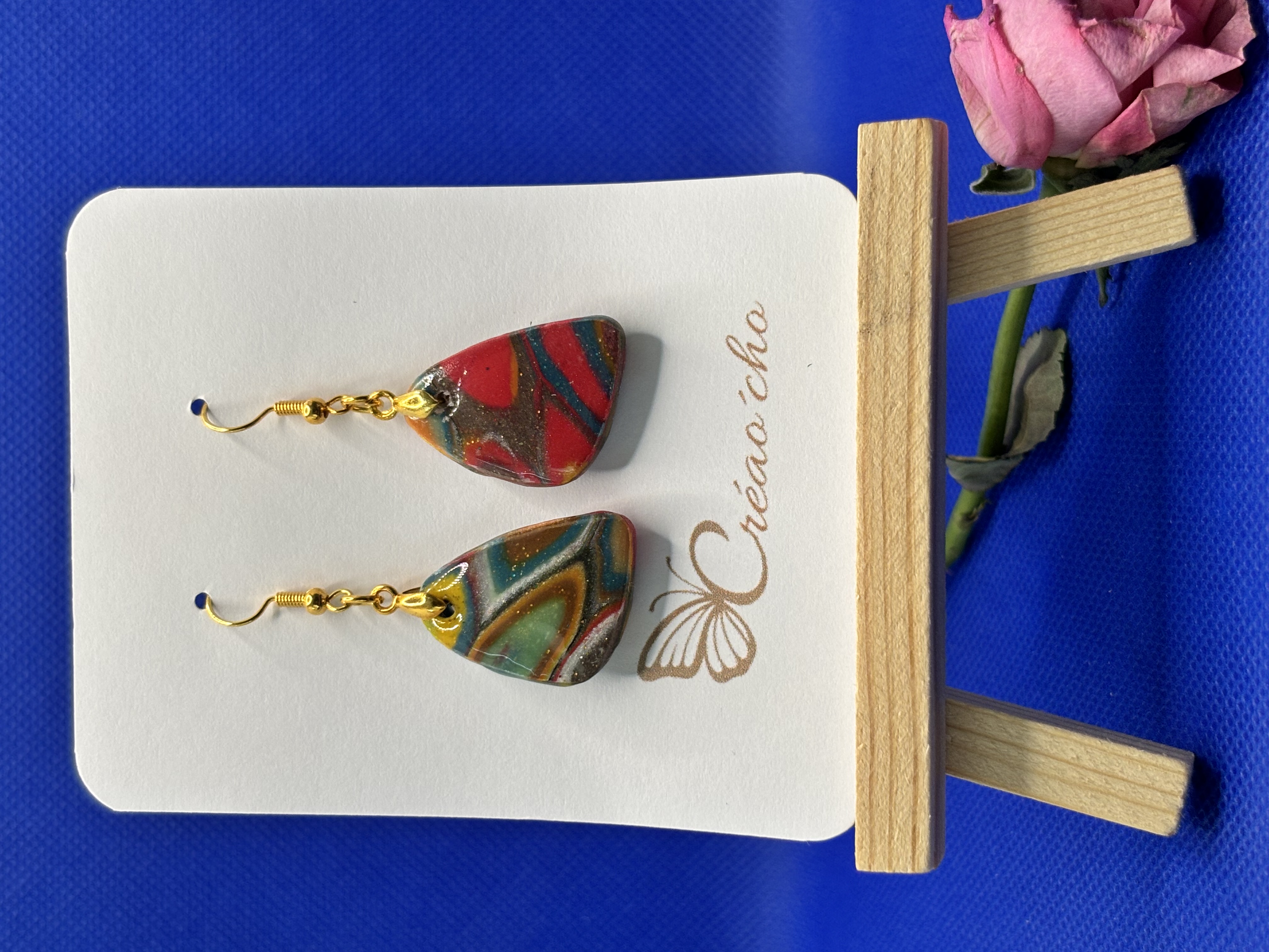 Boucles d'oreilles " Goutte" FDM4