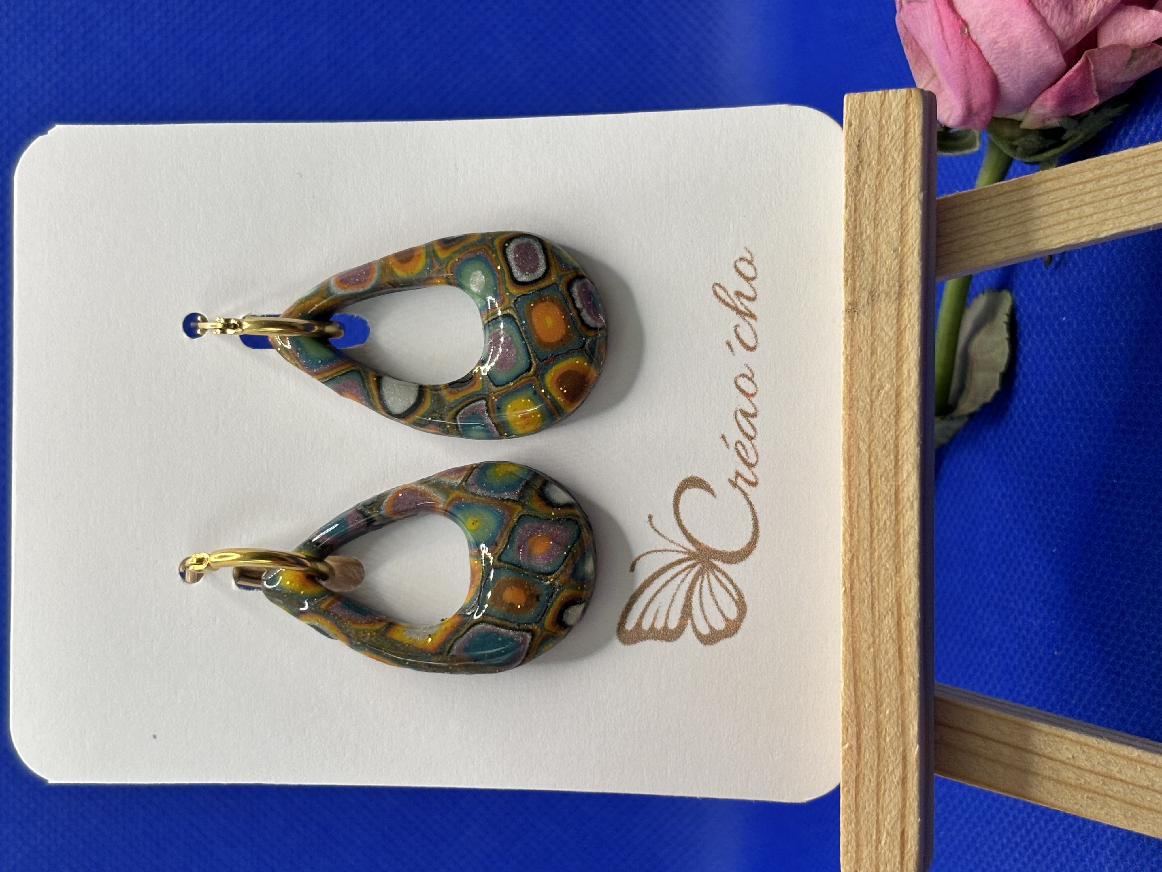 Boucles d'oreilles "Goutte" FDM8