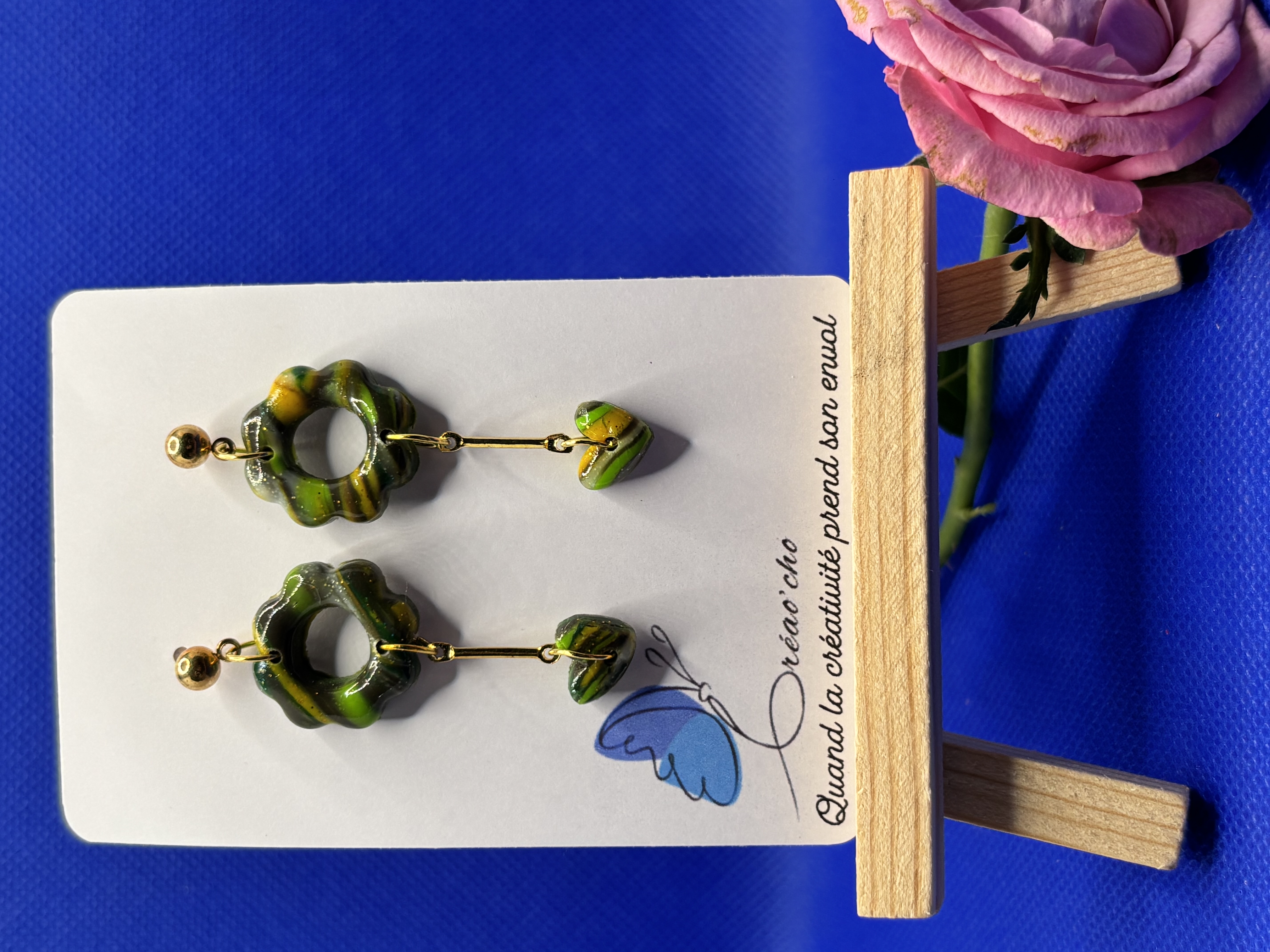 Boucles d'oreilles "Fleur" MDVO2