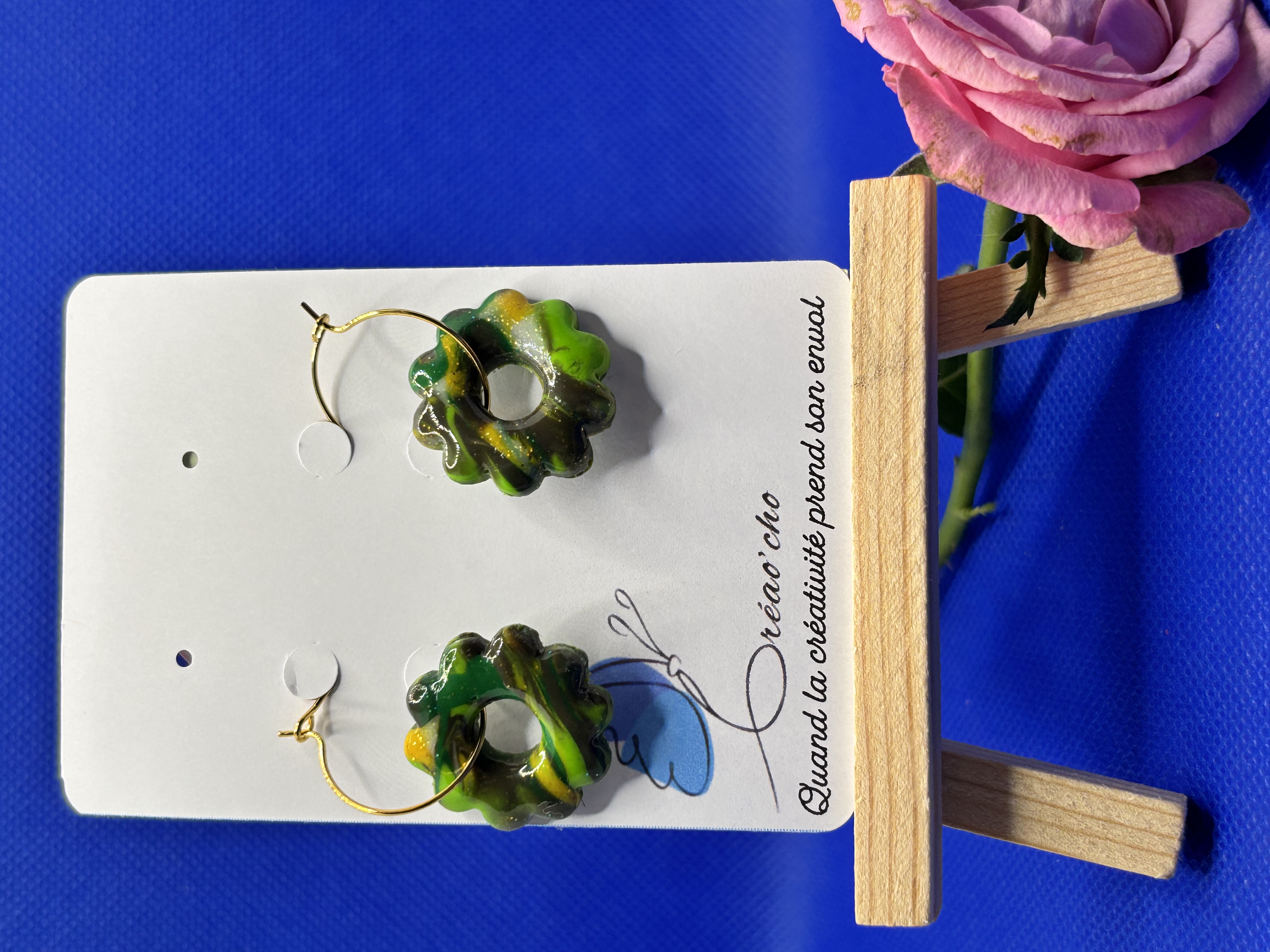 Boucles d'oreilles "Fleur" MDVO3