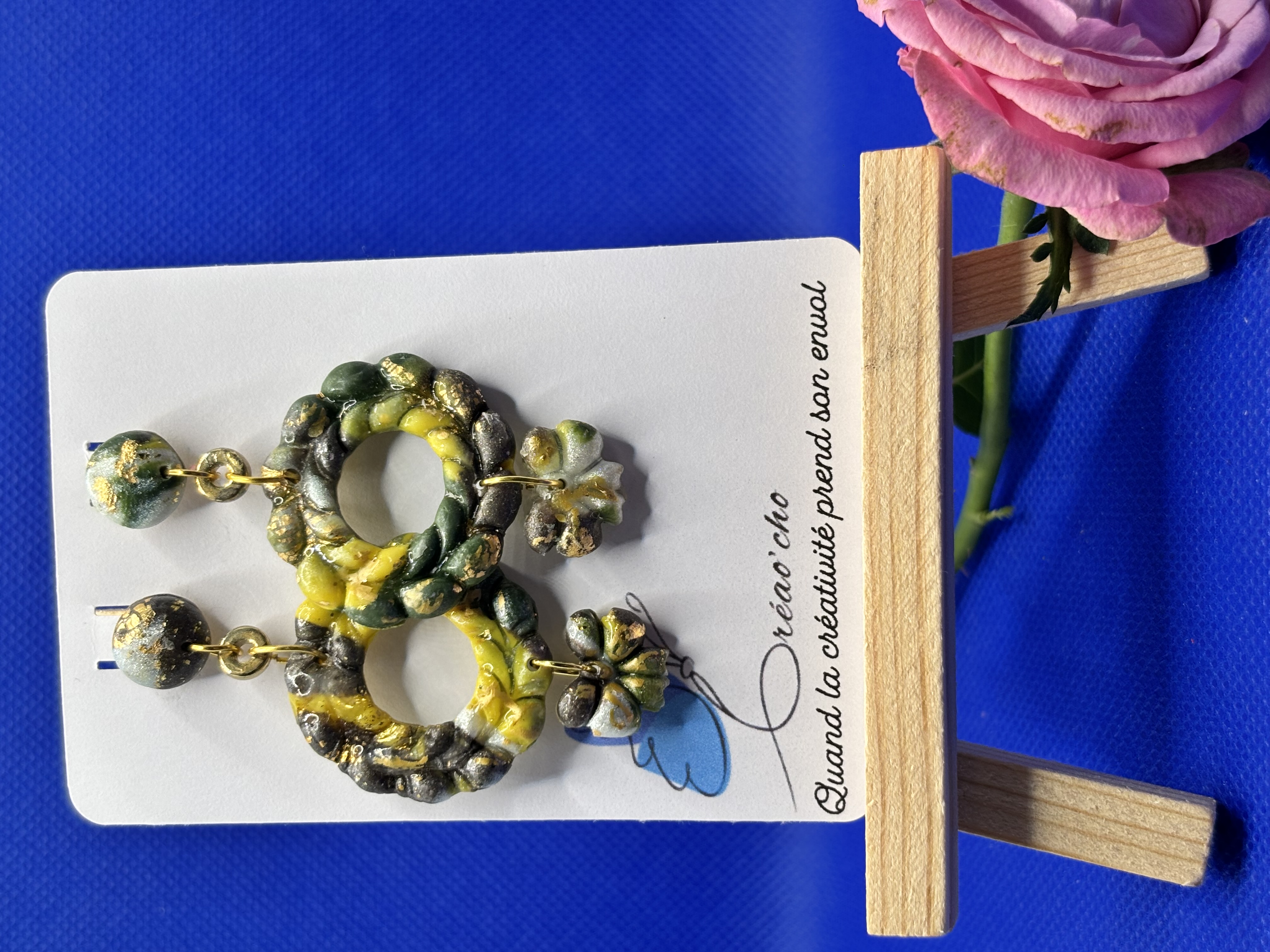 Boucles d'oreilles "couronne" MDVO11