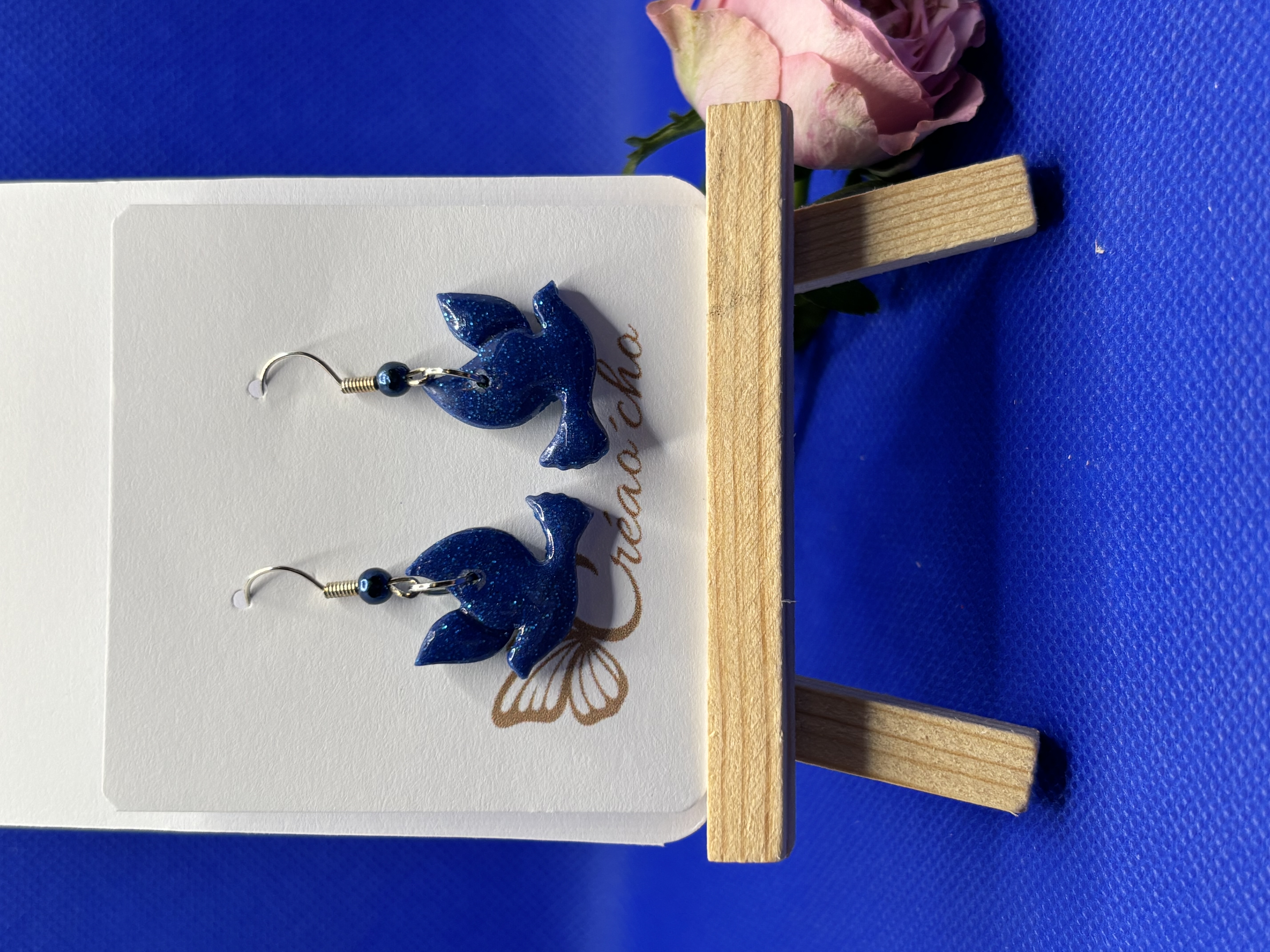 Boucles d'oreilles "Colombe" DBM6
