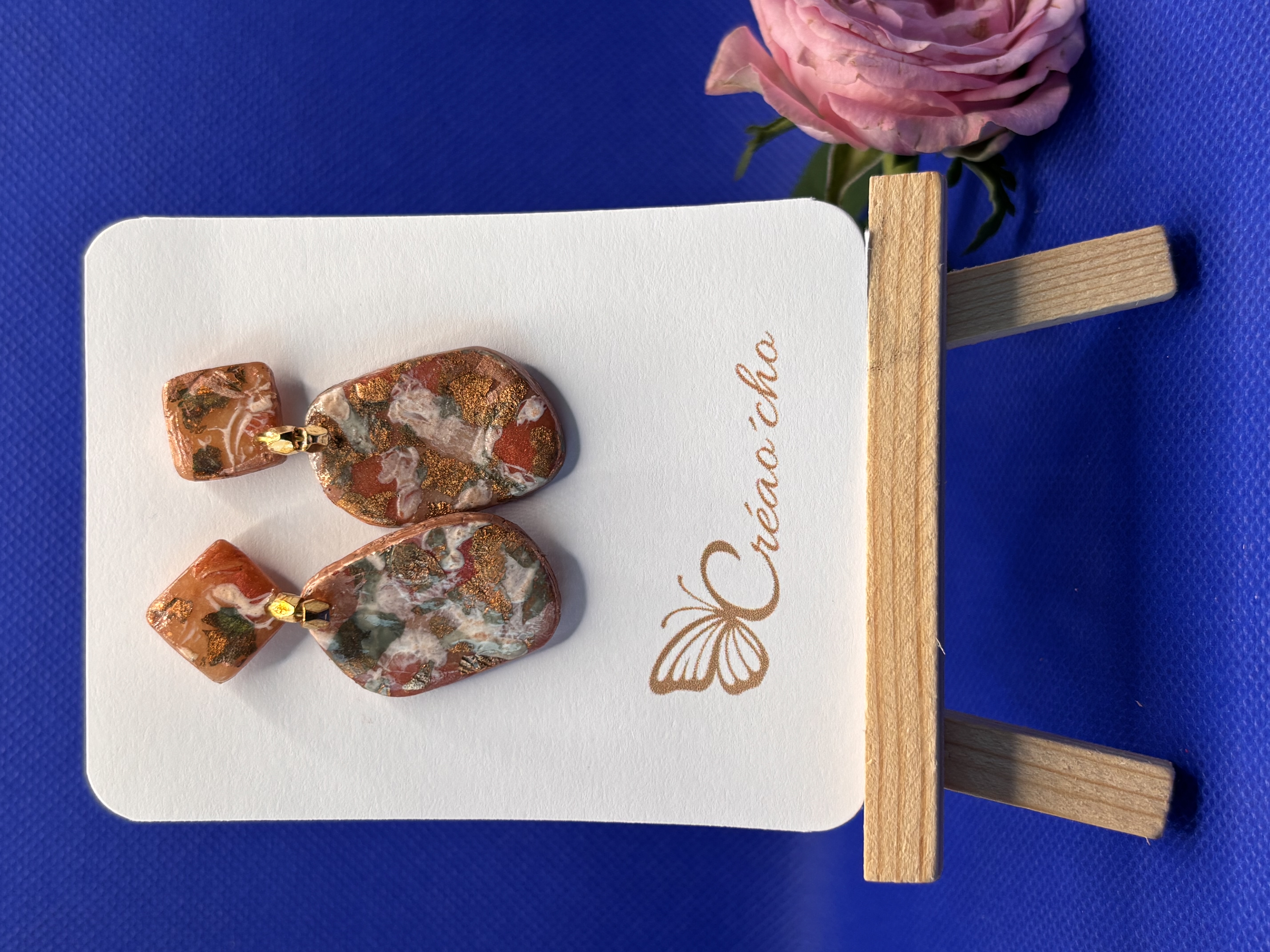 Boucles d'oreilles "Losange" LEDO6