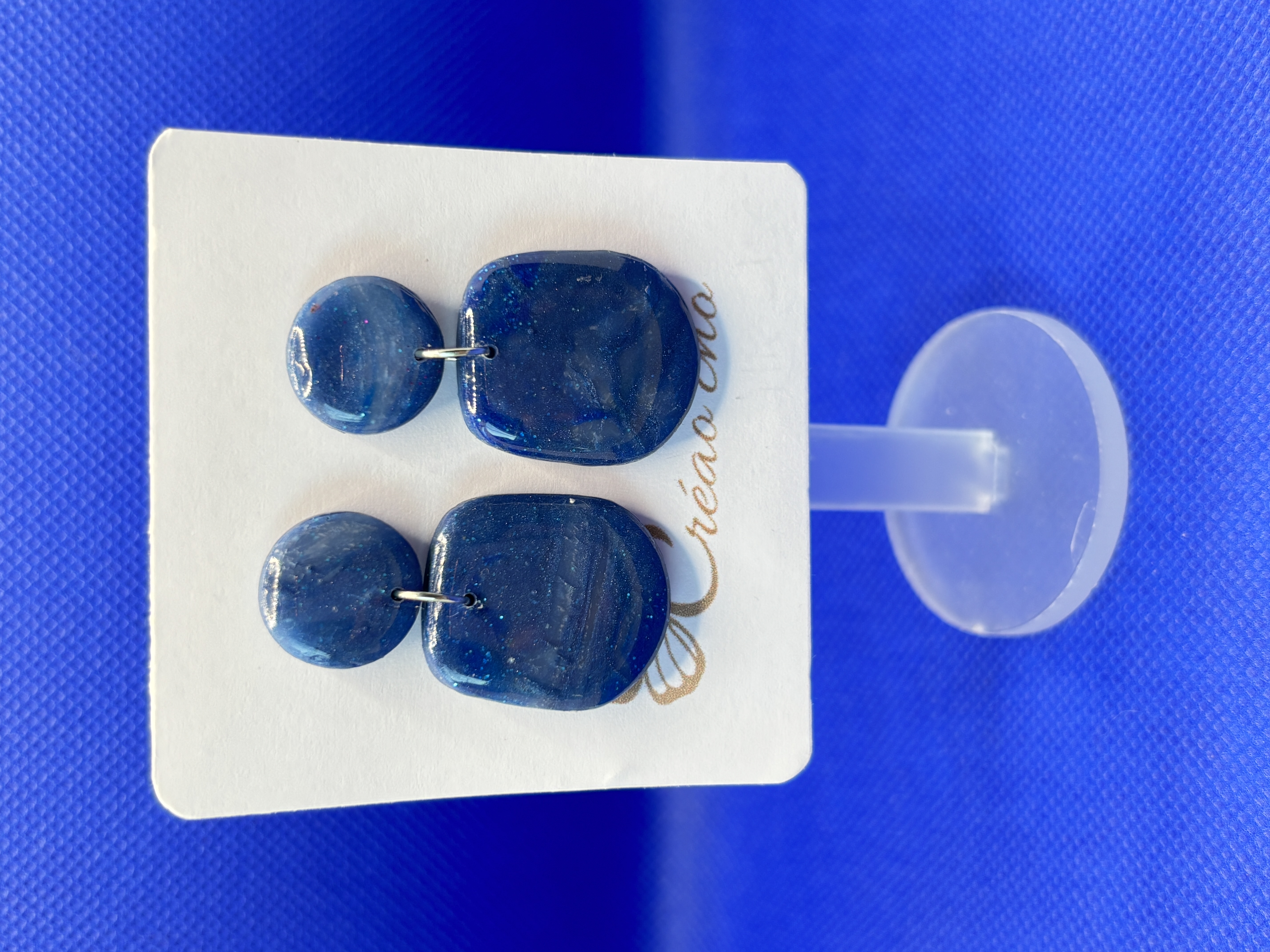 Boucles d'oreilles "Rectangle" DBM1