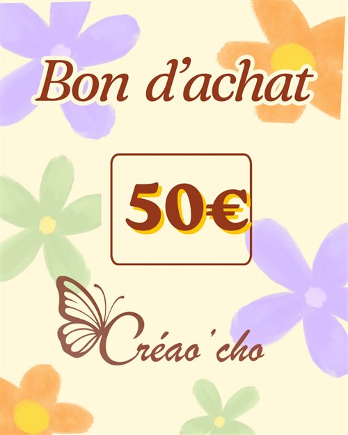 Bon d'achat 50 EUR