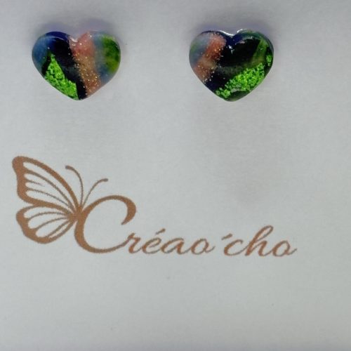 Puce coeur panaché PC29
