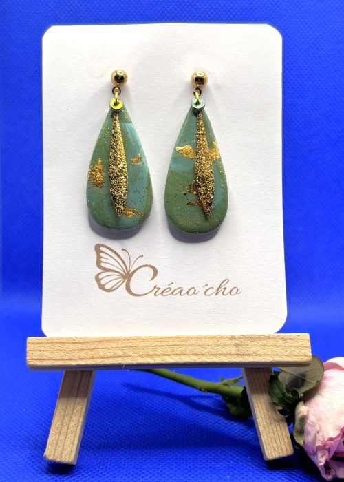 Boucles d'oreilles turquoise CDT5