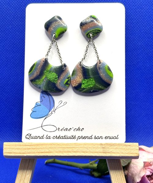 Boucles d'oreilles sac NDV1