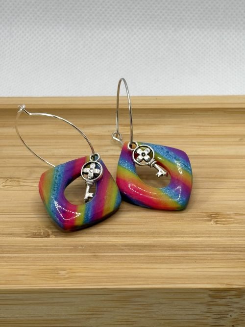 boucles d'oreilles clé TLC1