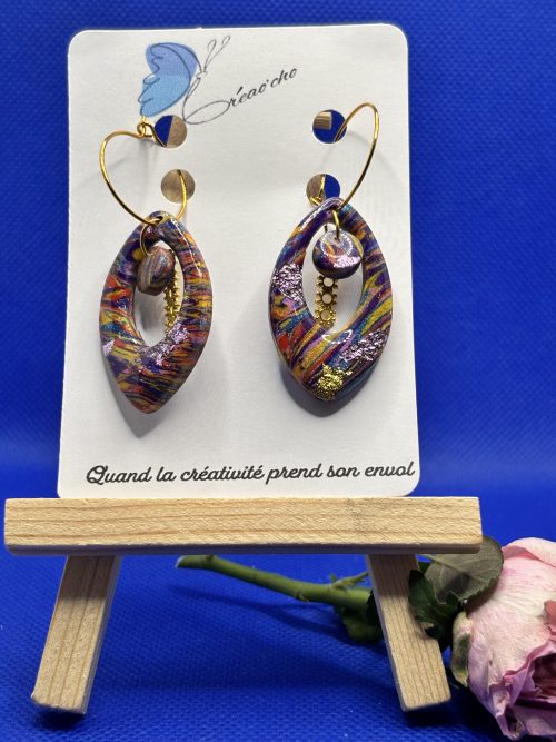 Boucles d'oreilles "Bohème" CTEC7