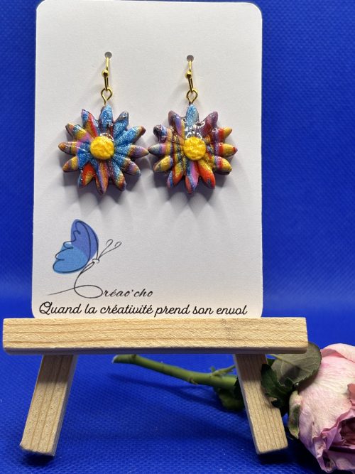Boucles d'oreilles "Fleur" CTEC20