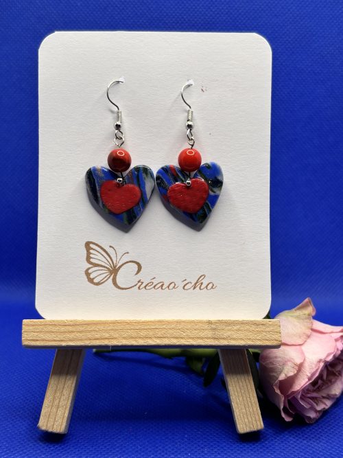 Boucles d'oreilles "Coeur" MDRB2