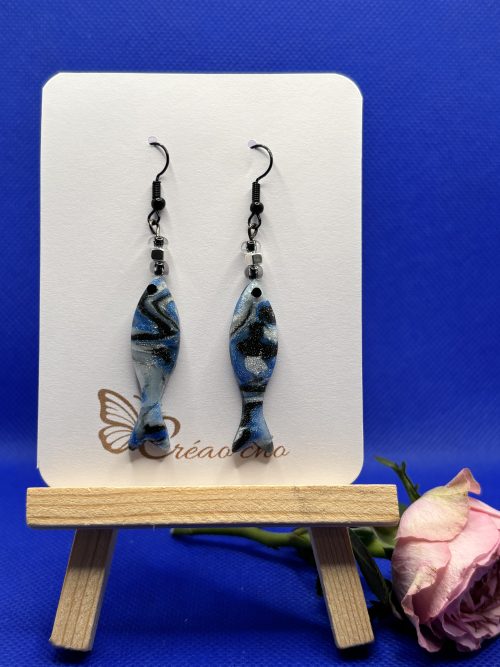 Boucles d'oreilles "poisson" LBDC1