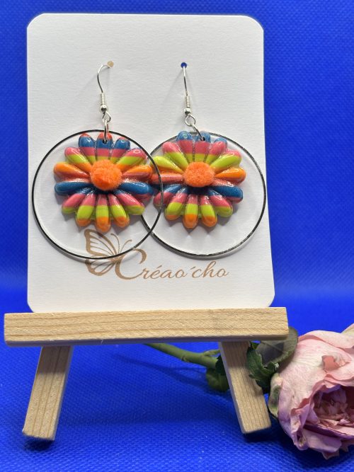 Boucles d'oreilles "Fleur" LLEF3