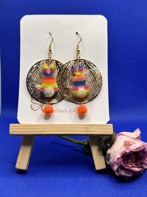 Boucles d'oreilles "Lapiniou" LLEF6