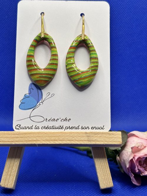 Boucles d'oreilles "Losange" LLEF13