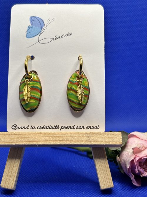 Boucles d'oreilles "Ovale"LLEF15