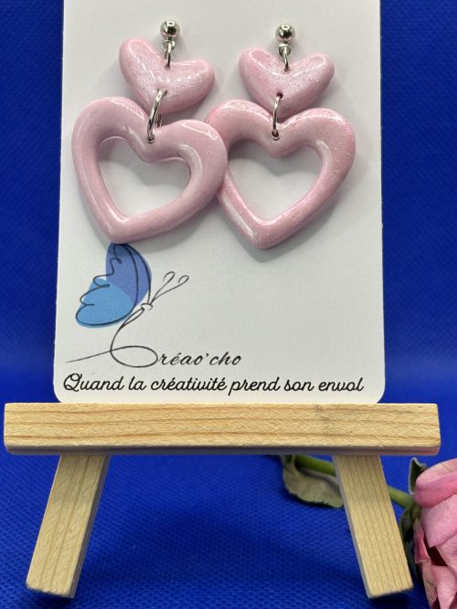 Boucles d'oreilles "Coeur" VER4