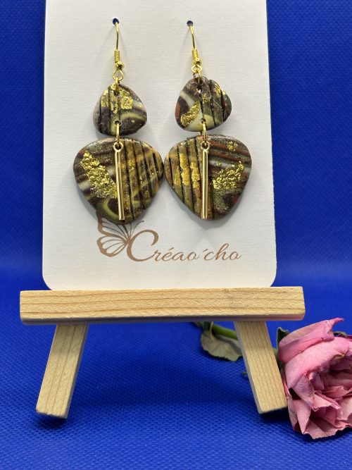 Boucles d'oreilles "Composé" LBD7