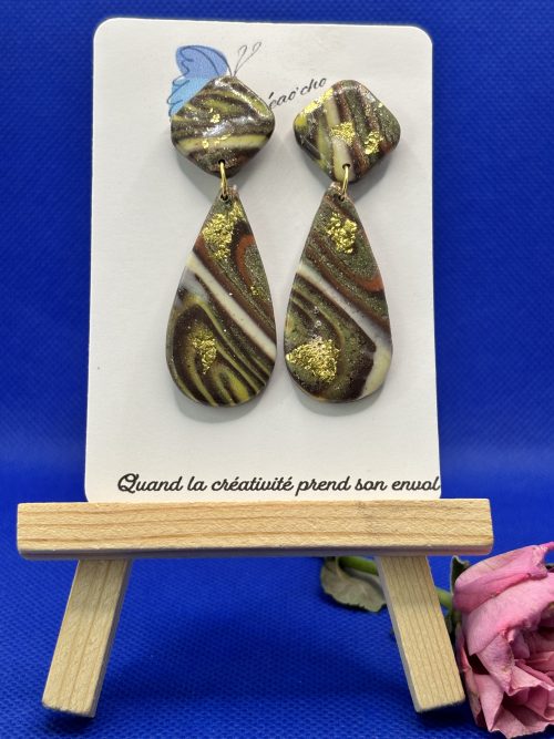 Boucles d'oreilles "Goutte" LBD8