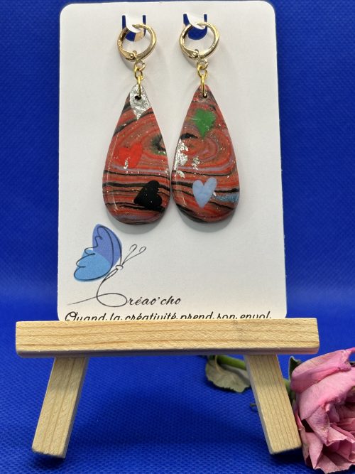 Boucles d'oreiles "Goutte" LBD9