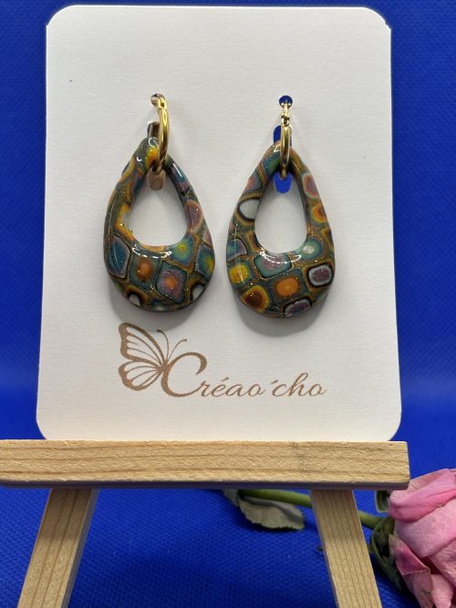 Boucles d'oreilles "Goutte" FDM8
