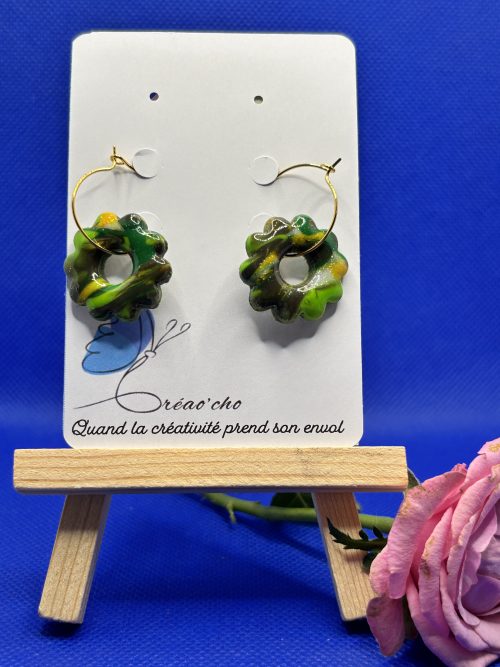 Boucles d'oreilles "Fleur" MDVO3