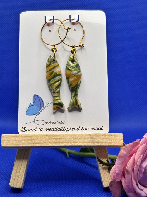 Boucles d'oreilles "Poisson" MDVO