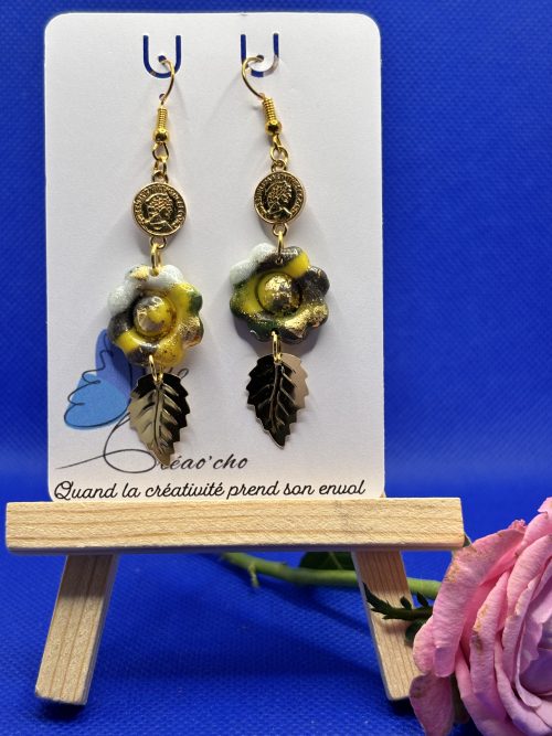 Boucles d'oreilles "Fleur" MDVO17