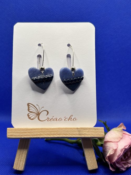 Boucles d'oreilles "Coeur" DBM3