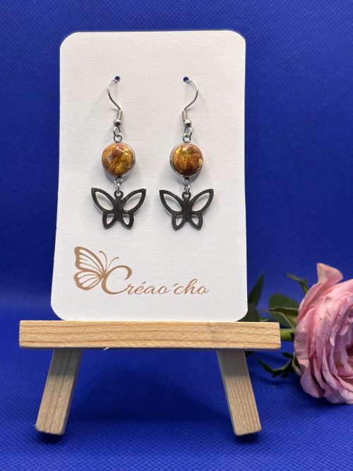 Boucles d'oreilles "Papillon" LEDO