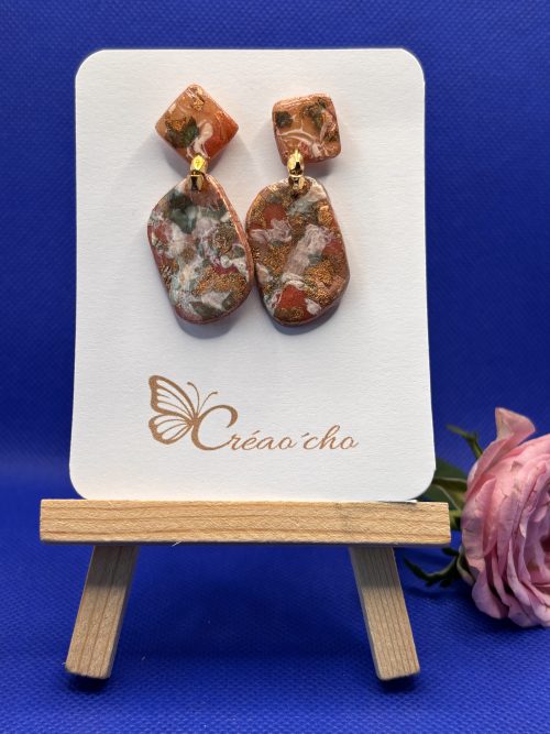 Boucles d'oreilles "Losange" LEDO6