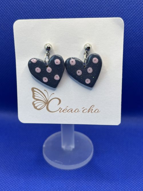 Boucles d'oreilles "Coeur" DBM2
