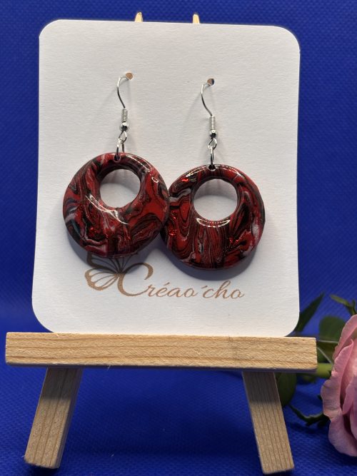 Boucles d'oreilles "Ronde percée" EREN3