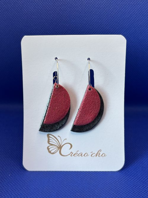 Boucles d'oreilles "Demi cercle"EREN6