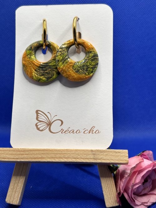 Boucles d'oreilles "Ronde percée"LOD3