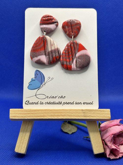 Boucles d'oreilles "Goutte passion" MDR1