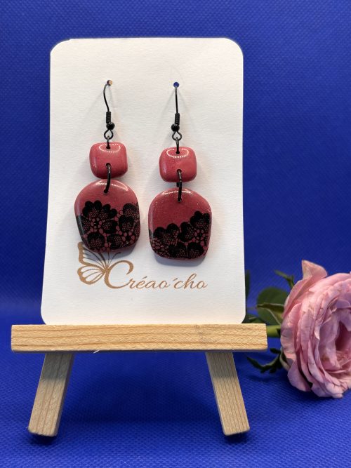 Boucles d'oreilles "Caré arrondi" MDR4