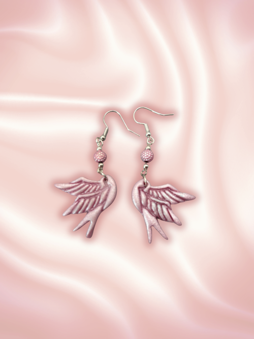 Boucles d'oreilles Hirondelles VER19